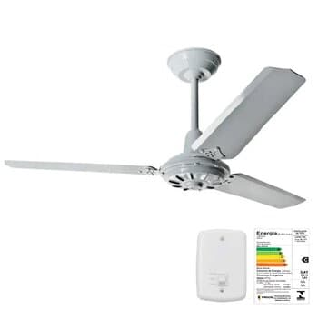 VENTILADOR DE TETO LOREN SID COMERCIAL M3 RV 110V127W08,5UF 3PAS ABS/PL COR CINZA CV REVERSAO - SEM LUMINARIA P/AREA GOURMET