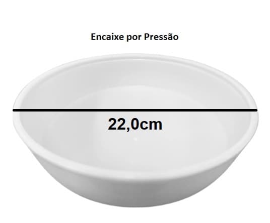 GLOBO CUPULA PLASTICA DA LUMINARIA VENTILADOR VENTI-DELTA LUNIK EFYX - GLOBO EFYX - GLOBO LUNIK - ENCAIXE 22CM - *APENAS O GLOBO SEM SOQUETES* - foto 1 de 3
