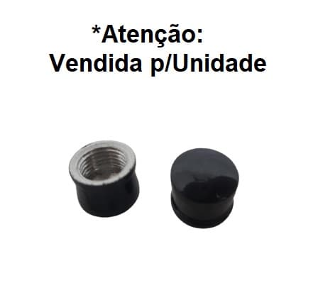 PORCA R/DIR 8,0MM P/FIXAR VIDRO LUMINÁRIA VENTILADORES BRUXELAS INTERNO MENOR CAIRO EURUS MIRAY MONACO NAULU - ALUMÍNIO PRETA -*VENDIDA P/UNIDADE - foto 1 de 2