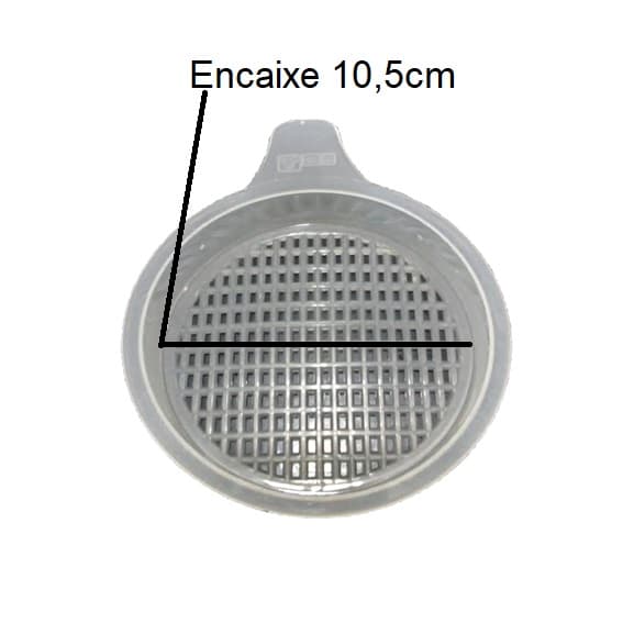 COADOR PENEIRA P/EXTRATOR ESPREMEDOR DE SUCO ARGE E-10,5CM - PL CORES VARIADAS - SEVE P/ARGE LOREN SID EXTRASUK PIC - TRON STERMIX - VENTISOL - foto 1 de 2
