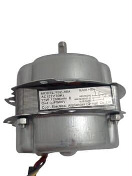 MOTOR P/CLIMATIZADOR VENTISOL 110V04,0UF YSZ-50A - CLM10LT 65-75W 1200RPM - LADO/HEL G/H E08MM PML - C/CAP-04,0UF