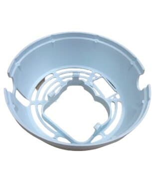 CAPACETE DO MOTOR DO VENTILADOR LOREN SID ORBITAL 30/40/50/60CM CAPA PLáSTICA COR BRANCO GêLO