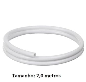MANGUEIRA DE PVC LIGACAO ENTRADA DE AGUA FILTRO LATINA PURIFICADOR - COR BRANCA - DIAM.8,0MM UN-2MT