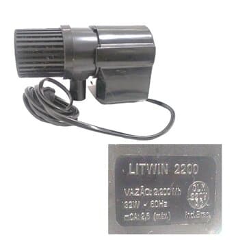 BOMBA DE AGUA 2200LH 220V032,0W HMAX 2,60MT P/CLIMATIZADOR CLIMATTIZE AG EBONE-FOG4 FOG5 FOG-IV FOG-V ROTOPLAST VENTISOL MWM MEGA BRISA - ENTRE OUTROS