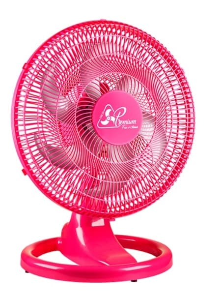 VENTILADOR DE MESA 050CM VENTI-DELTA PREMIUM BIV 170W ROSA HEL-6PAS G/PLASTICA - CONTROLE DE VELOCIDADE - MESA OU PAREDE