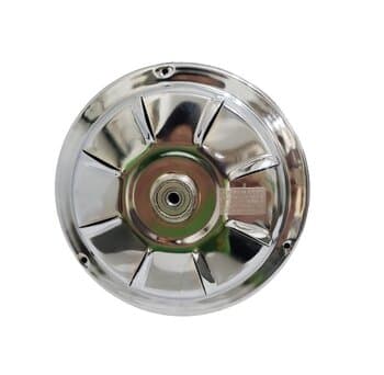 MOTOR P/VENTILADOR DE TETO INFINITY RIOPRELUSTRES 110VOLTS COR CROMADO - FURAÇÃO P/3PÁS - USAR C/CAPACITOR 10,0UF*