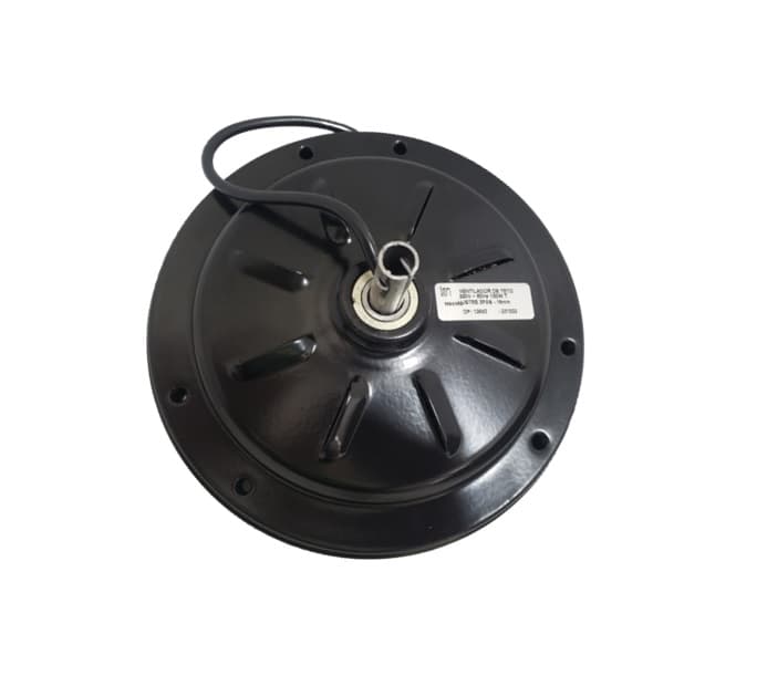 MOTOR P/VENTILADOR DE TETO TRON 3PAS 220V130W04,0UF PRETO C/ROSCA P/MONTAR LUMINÁRIA - MOTOR TRON AT 16MM 6FUROS PRETO - foto 1 de 2