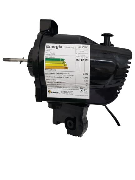 MOTOR P/VENTILADOR VENTISOL OSC 50CM TURBO 6P MX 3VEL 220V135W02,0UF PRETO COMPLETO E08MM - P/COLUNA/MESA - foto 1 de 3