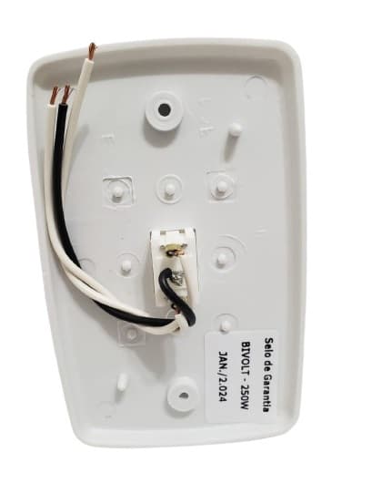 CHAVE P/VENTILADOR DE TETO COMERCIAL/ CHAVE P/EXAUSTOR - 1-TECLA LIGA/DESLIGA C/REVERSÃO - ESPELHO 4X2 C/FIOS - foto 1 de 2