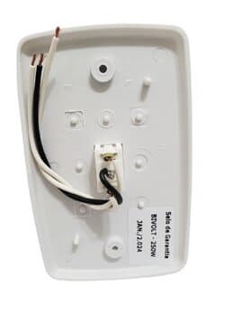 CHAVE P/VENTILADOR DE TETO COMERCIAL/ CHAVE P/EXAUSTOR - 1-TECLA LIGA/DESLIGA C/REVERSÃO - ESPELHO 4X2 C/FIOS