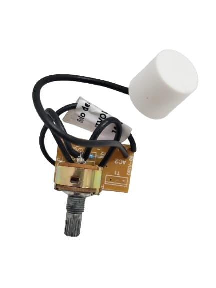 CONTROLE P/VENTILADOR DIMER ROTATIVO 0400W BIV C/CLIQUE - KNOB BOTAO BRANCO - CONTROLA PRODUTOS C/POTÊNCIA ATÉ 200WATTS - foto 1 de 3