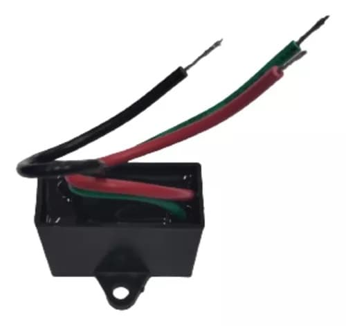CAPACITOR 003,0UF 3FIOS 1,0+2,0MF QD 450VAC - CBB61 010726 - P/VENTILADOR DE TETO VENTI-DELTA LUNIK EFYX/ LOREN SID M3/ TRON/ VOLARE 220VOLTS - foto 1 de 2