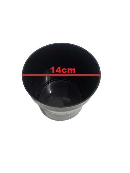 COPO JARRA DO ESPREMEDOR DE SUCO TRON - PLáSTICO PRETO - SERVE P/MASTER HIPER SUPER - foto 1 de 2