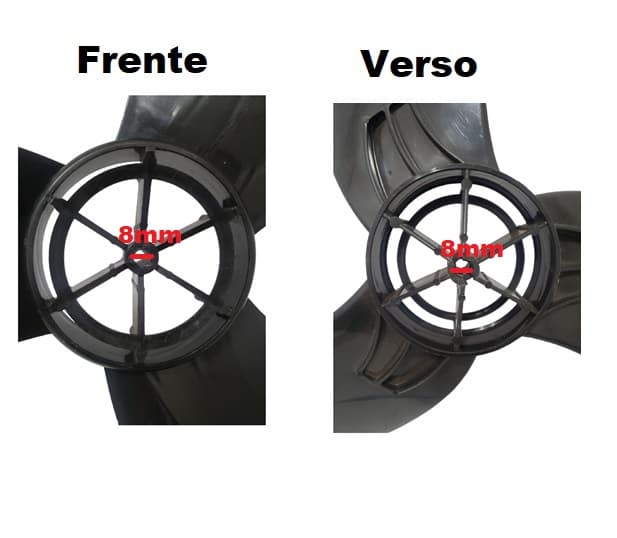 HELICE DE 60CM P/VENTILADOR VENTISOL 60CM/70CM 3PAS E08MM PRETA G3 - SERVE P/POWER70 E8MM - MODELO ANTERIOR (FIXADA C/PORCA N/PONTA DO EIXO) - foto 1 de 2