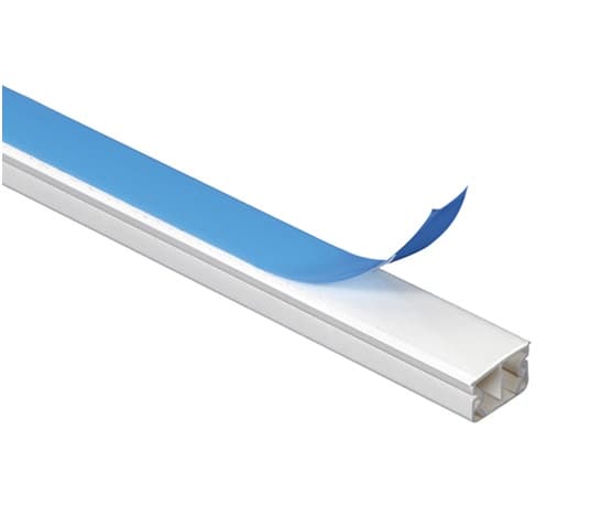 CANALETA SISTEMA-X AUTO ADESIVA 2,00MT 20MMX10MMX200MM BRANCA - C/DIVISORIA - foto 1 de 2