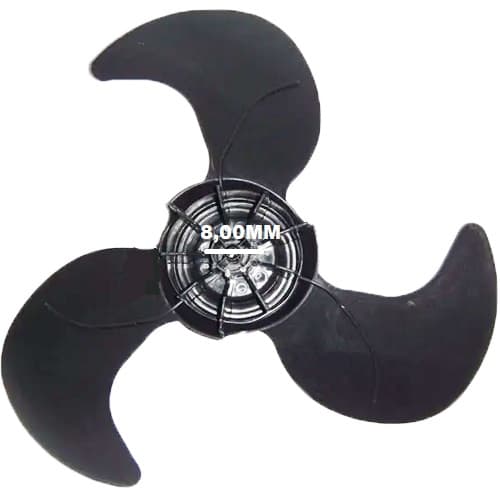 HELICE DE 40CM P/VENTILADOR ARNO 40CM 3PAS PRETA - ARNO VE40 VERSATILE VR40 - FURO 08MM TRAVA CRUZETA - HELICE ARNO 40CM - foto 1 de 2