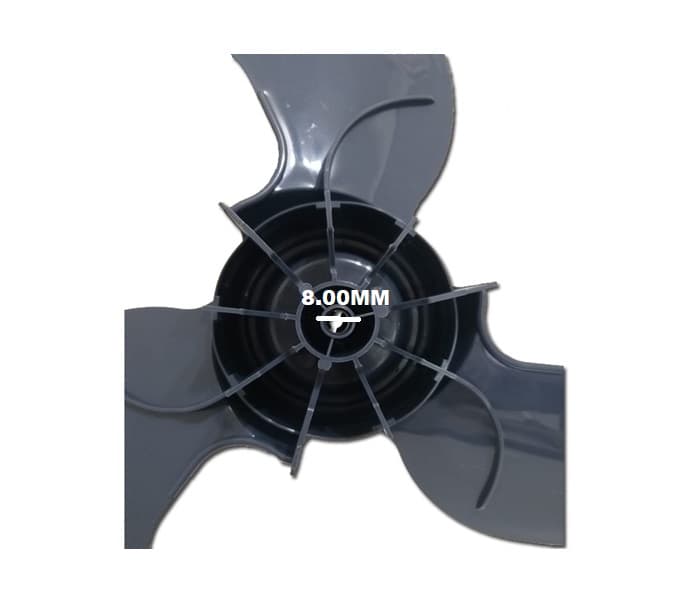 HELICE DE 40CM P/VENTILADOR ARNO 40CM 3PAS CINZA TURBO SILENCIO VERSATILE VITALITE VE55 CC91 - F08,0MM PONTA/TRAVA CRUZETA SEM TRAVA TRASEIRA - foto 1 de 2