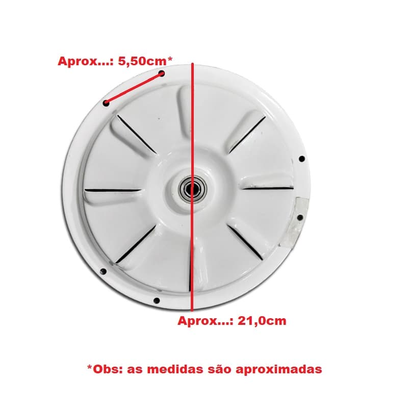 MOTOR P/VENTILADOR DE TETO VENTI-DELTA PLUS LIGHT 220V BRANCO P/3PÁS - C/ROSCA P/LUMINÁRIA - USAR C/CAPACITOR 04,0UF (2 OU 3 FIOS) - foto 1 de 2