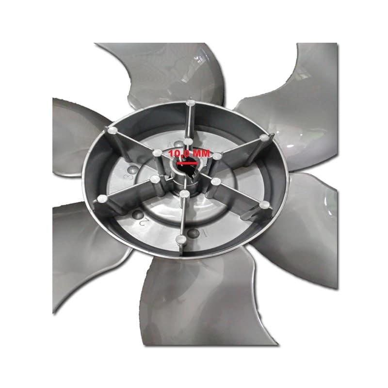 HELICE DE 50CM P/VENTILADOR TRON PREMIUM 6PAS COR PRATA MODELO ATUAL 2020/2021 - PONTA REDONDA ENCAIXE EIXO 10,0MM C/TRAVA TRASEIRA - foto 1 de 3