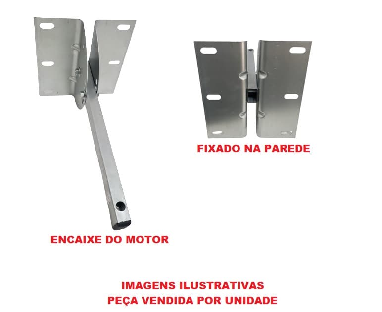 SUPORTE DE PAREDE P/VENTILADOR VENTISOL 100CM/1-METRO METAL COR PRATA - COMPLETO C/BASE E HASTE - foto 1 de 2
