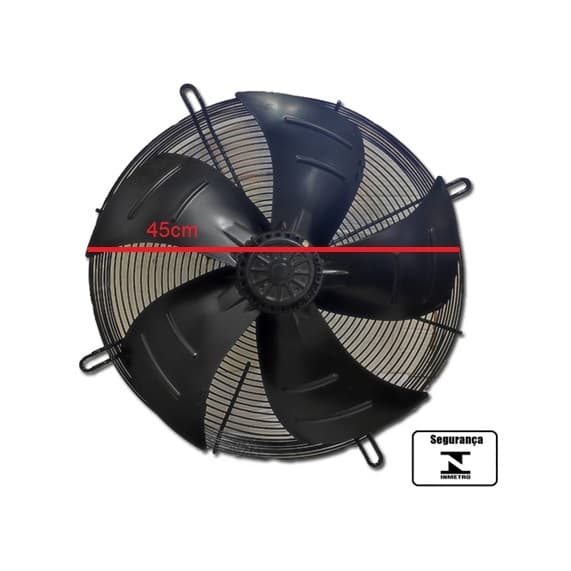EXAUSTOR/SOPRADOR DE 45CM ASAFAN MF-220V-000W VAZAO-04700M3/H 0000RPM AXIAL COOLER 5PÁS ASA - W ASA4E-450SE-450MM 08.0UF - 450VAC - foto 1 de 2