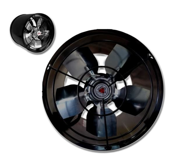 EXAUSTOR DE 25CM VENTI-DELTA BIV ALTA ROTAçãO-3000RPM ALTA VAZãO-01250M3/H - LINHA PESADA CHURRASQUEIRAS COIFAS CABINE DE PINTURA