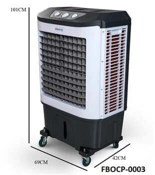 CLIMATIZADOR DE AR 055LT 110V250W ULTRAAR VAZÃO-6.000M3/H P/ATÉ 60M2 UMIDIFICADOR PORTÁTIL ULTRA55 PLUS FBOCP-0003