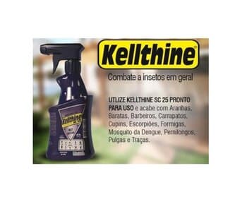 INSETICIDA MATA ESCORPIÃO SPRAY 500ML - KELLTHINE SC25 500ML MATA INSETOS