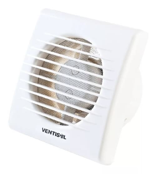 EXAUSTOR DE 10CM P/BANHEIRO RENOVADOR DE AR P/ATÉ 06M2 UN-220V10W VAZAO-00075M3/H - VENTISOL EXB100 MX AXIAL PREMIUM