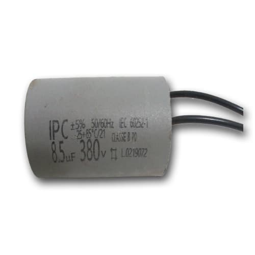 CAPACITOR 008,5UF 2FIOS RD 380VAC - P/VENTILADOR DE TETO ARGE LOREN SID M3 110V / VENTILADOR TRON 110V - foto 1 de 1