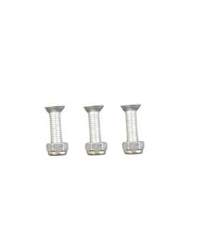 PARAFUSO P/FIXAR PáS MADEIRA METAL X MOTOR VENTILADOR SPIRIT / VENTILADOR LATINA - KIT C/03UN 2379 + 3-PORCA ROSCA 4,0MM PRESSãO 3/16X3/4 ROSCA FINA