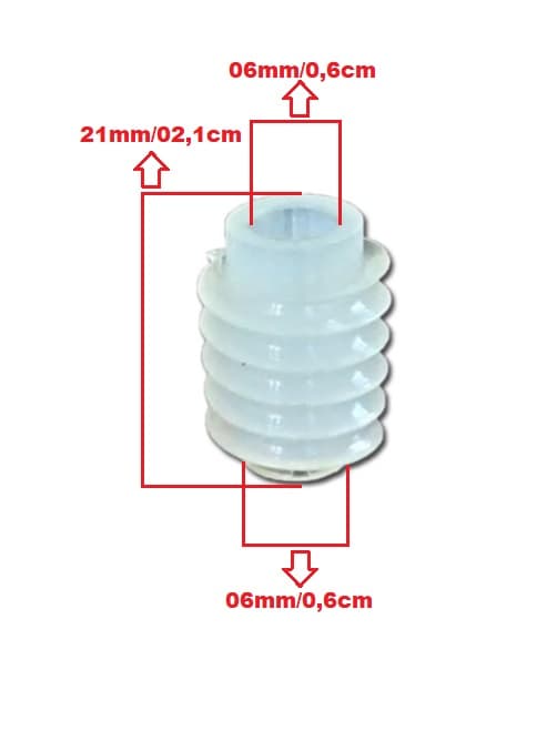 ENGRENAGEM ROSCA SEM FIM DO VENTILADOR OSCILANTE VENTI-DELTA LIGTH 30/40/50CM - ENCAIXE EIXO 00,0MM/00,0CM - *VENDIDA P/UNIDADE - foto 1 de 2
