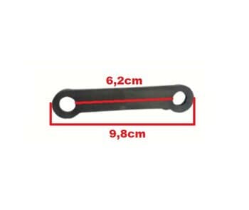 BRAÇO DE LIGAÇÃO DO SUPORTE MECANISMO DO MOTOR VENTILADOR SOLASTER - BARRA PLÁSTICA QUE ACIONA A OSCILAÇÃO