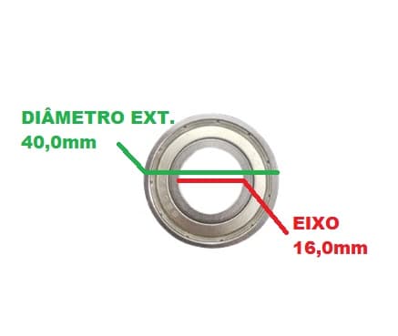ROLAMENTO 6203 2A RSI P/VENTILADOR DE TETO MOTOR GRANDE - ROLAMENTO ESFERA 2º LINHA - EIXO-17,0MM DIAM.EXT-40,0MM HCH - foto 1 de 2