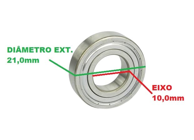 ROLAMENTO 6000 2A ZZ ENCAIXE 10,0MM HGF - P/VENTILADOR - P/EXAUSTOR - P/CLIMATIZADOR - foto 1 de 2