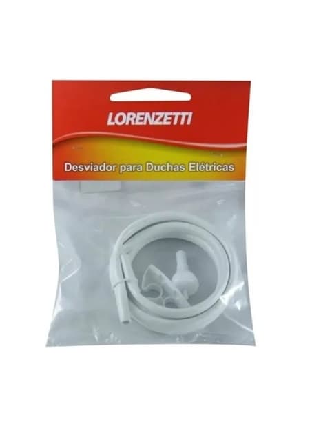 CHUVEIRINHO DESVIADOR MANUAL LORENZETTI COMPLETO COM MANGUEIRA E SUPORTE DE PAREDE - foto 1 de 2