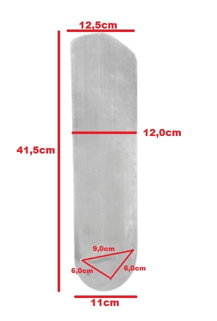 PÁ HÉLICE VENTILADOR DE TETO CICLONE - METAL ALUMÍNIO NATURAL - *VENDIDA P/UNIDADE - ORIGINAL P/MODELOS APOLO MERIDIONAL EQUATORIAL - foto 1 de 3