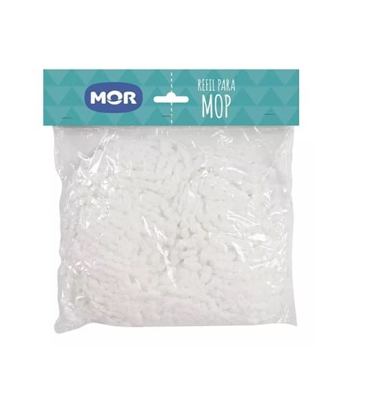 REFIL ESFREGÃO MOP LIMPEZA PRÁTICA CÓD. 008299 PADRAO - MOR - foto 1 de 3
