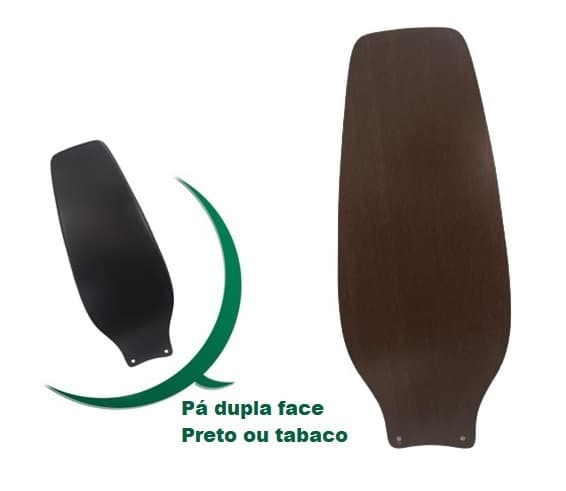 PA HELICE P/VENTILADOR DE TETO VENTISOL LEGACY INVERTER - PRETA/TABACO MDF 01UN *VENDIDA P/UNIDADE - foto 1 de 3
