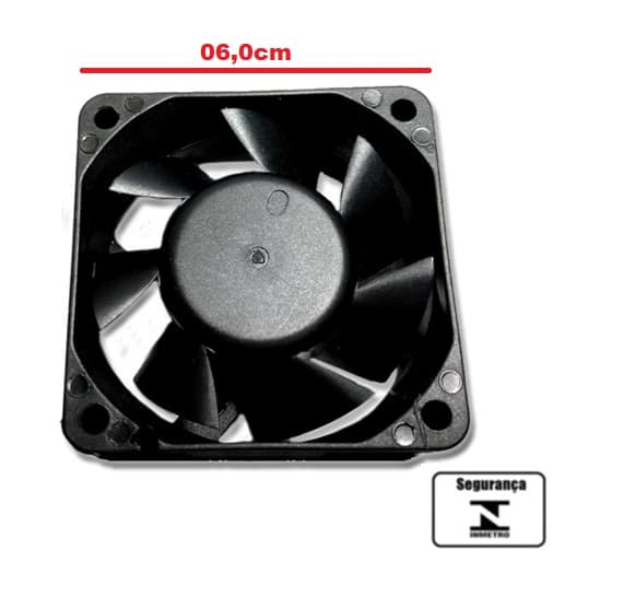 EXAUSTOR DE 06CM MICROVENTILADOR 24VOLTS COOLER ASAFAN 60X60X25MM 24V MINI FAN 6025B-24V - foto 1 de 4