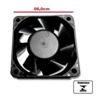 EXAUSTOR DE 06CM MICROVENTILADOR 24VOLTS COOLER ASAFAN 60X60X25MM 24V MINI FAN 6025B-24V