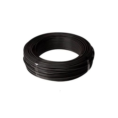 FIO CABO FLEXIVEL 10,0MM SIMPLES COR PRETA - 1 PERNA DE FIO -*VENDIDO P/METRO - foto 1 de 1