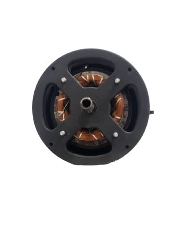 MOTOR DO VENTILADOR LOREN SID ORBITAL 40CM 220V04,0UF - MOTOR COMPLETO COR PRETA - EIXO 10MM - USAR C/CAPACITOR 04,0UF - foto 1 de 2