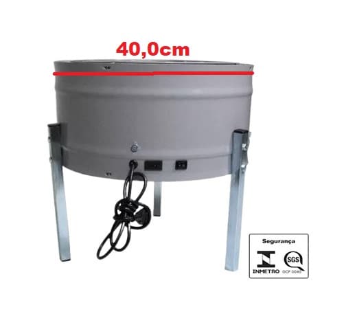 EXAUSTOR DE 40CM VENT-AIR BIRUTA BIV A/VAZÃO-06000M3H B/ROTAÇÃO-1650RPM - EXAUSTOR BONECO BIRUTA - COR CINZA - foto 1 de 3