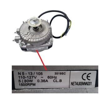 MOTOR P/EXAUSTOR VENTISOL RESIDENCIAL MX 25CM 110VOLTS 000W EIXO-00,0MM - ROLAMENTO 0000ZZ