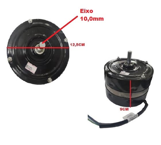 MOTOR P/EXAUSTOR LOREN SID 30CM-02,0UF OU 40CM-04,0UF 220V 130/190W ENCAIXE DA HÉLICE/ROL.6000ZZ EIXO 10,0MM *USAR C/CAP. 02,0UF-30CM / 04,0UF-40CM - foto 1 de 3