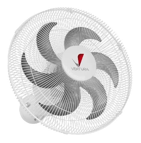VENTILADOR DE PAREDE 050CM VENTI-DELTA VENTURA BIV150W BRANCO HEL-6PÁS G/METAL CONTROLE DE VELOCIDADE