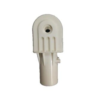 SUPORTE DO MOTOR CLIMATIZADOR AQUACLIMA MASTER HOME - COR BRANCA - CACHIMBO PONTEIRA ATUAL DO MOTOR MASTER HOME ROBOZINHO