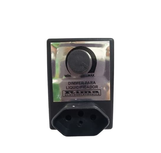 CHAVE CONTROLE DE VELOCIDADE P/LIQUIDIFICADOR - DIMER 1.000WBIV C/TOMADA C/PINO PLUG MACHO *SEM CABO/RABICHO - CONTROLA ROTAÇÃO P/SHAKE HERBALIFE - foto 1 de 3