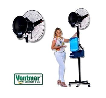 CLIMATIZADOR ASPERSIVO PULVERIZANTE CLIMATTIZE PORTÁTIL EASY 220V - VAZÃO 5.500M3/H P/ATÉ 70M2 - C/RESERVATORIO 2,5LT + GARRAFÃO 20LT - C/RODINHAS